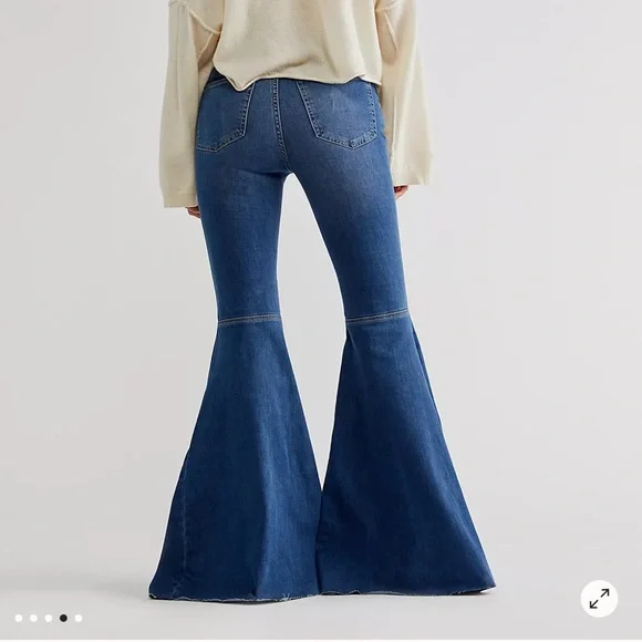 Women's Blue Jeans - Picture 2 of 4